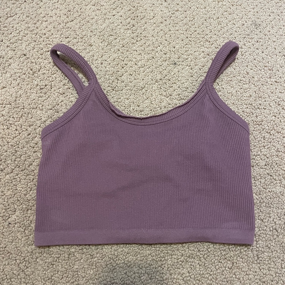 Forever 21 Mauve Ribbed Top